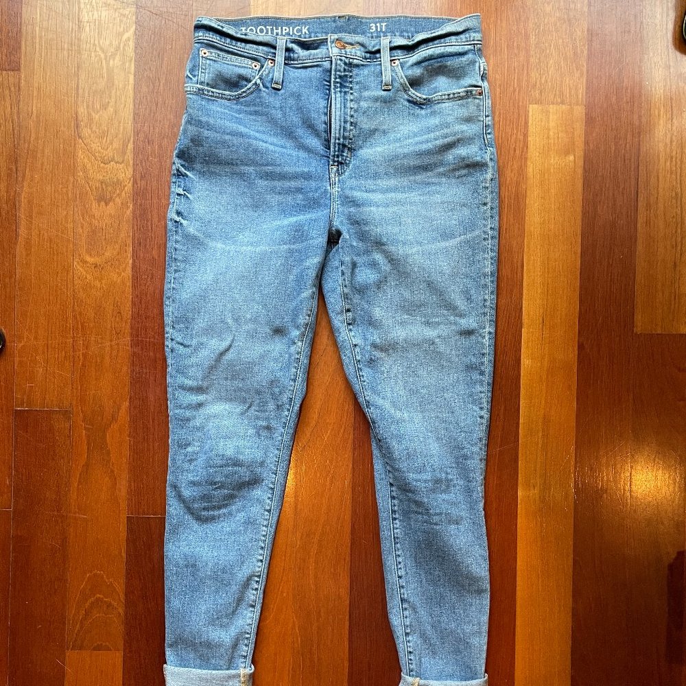 J. Crew 31T Tall Light Denim Skinny Jeans